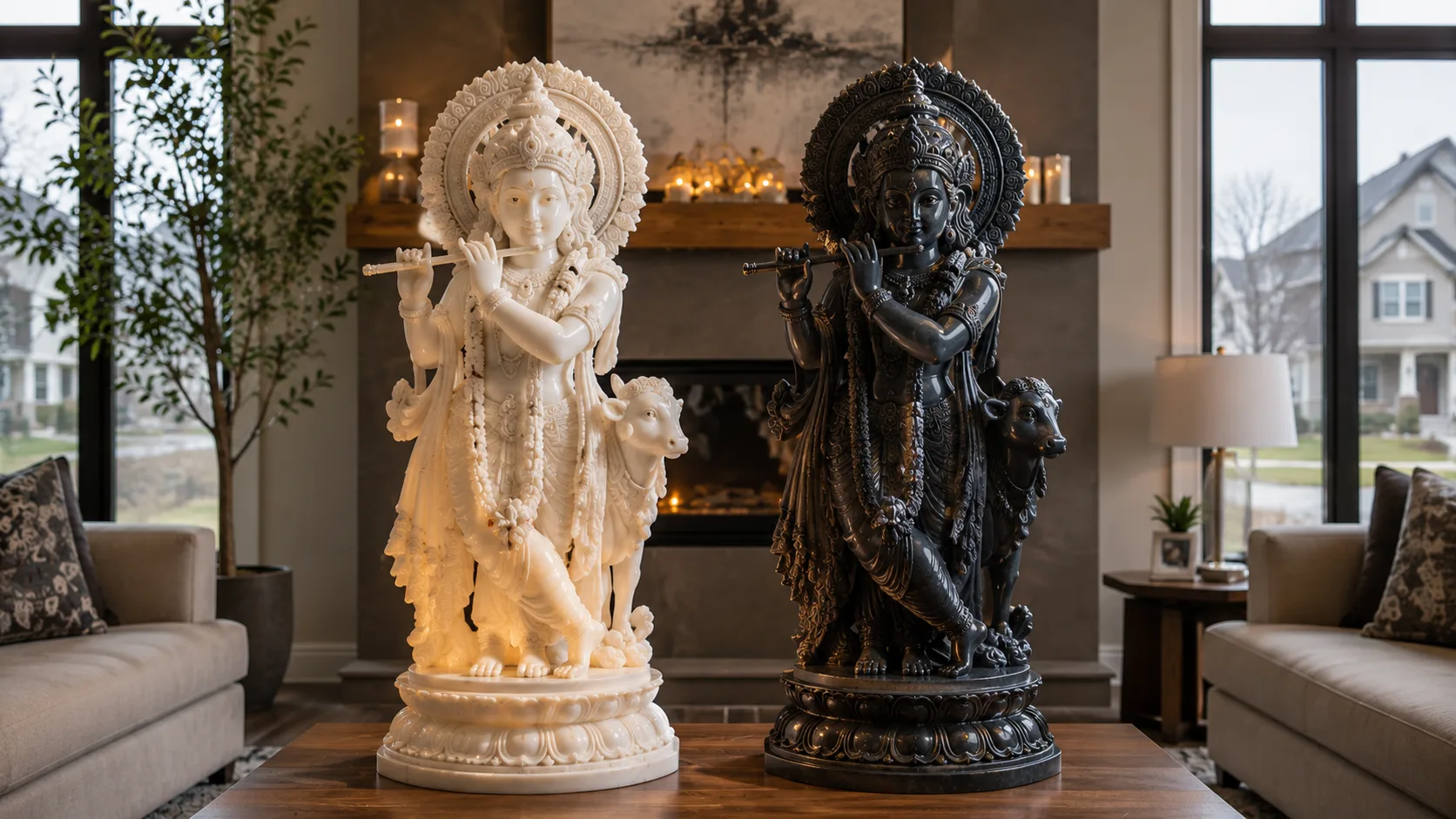 Black Marble vs White Marble Statues Complete Comparison for American Homes