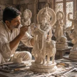 Marble Krishna Statues for Canadian Temples Poses, Meaning, and Home Integration