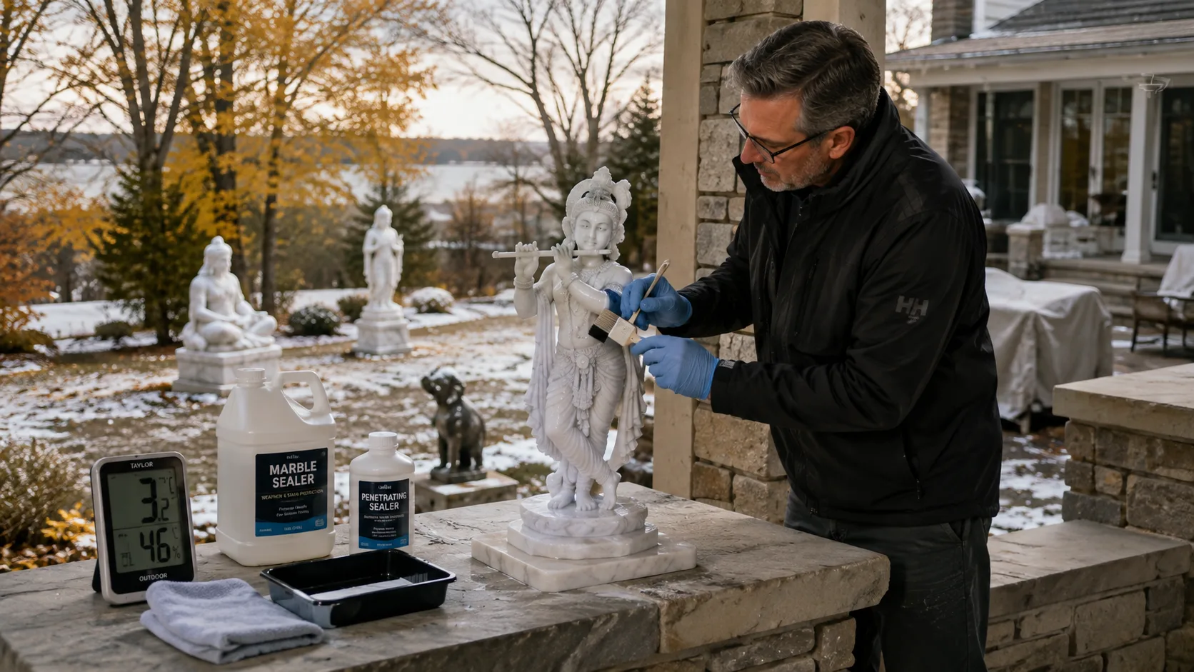 Preserving Marble Statues Through Canadian Seasons Freeze-Thaw Protection and Longevity Guide