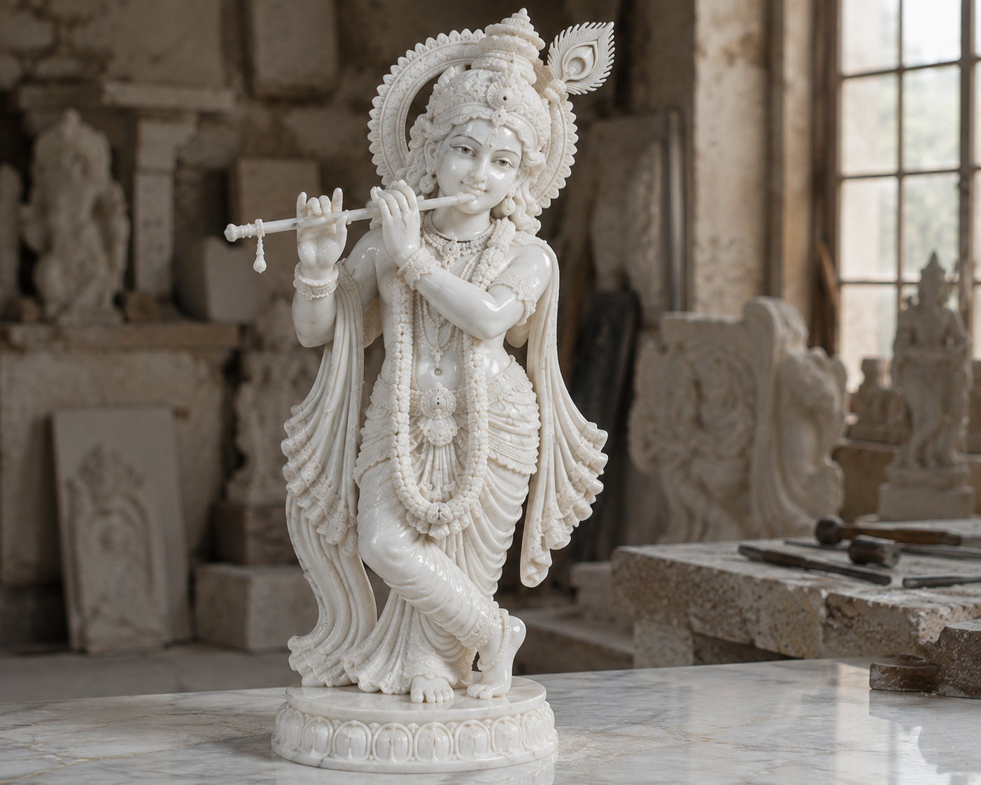 authentic marble idol