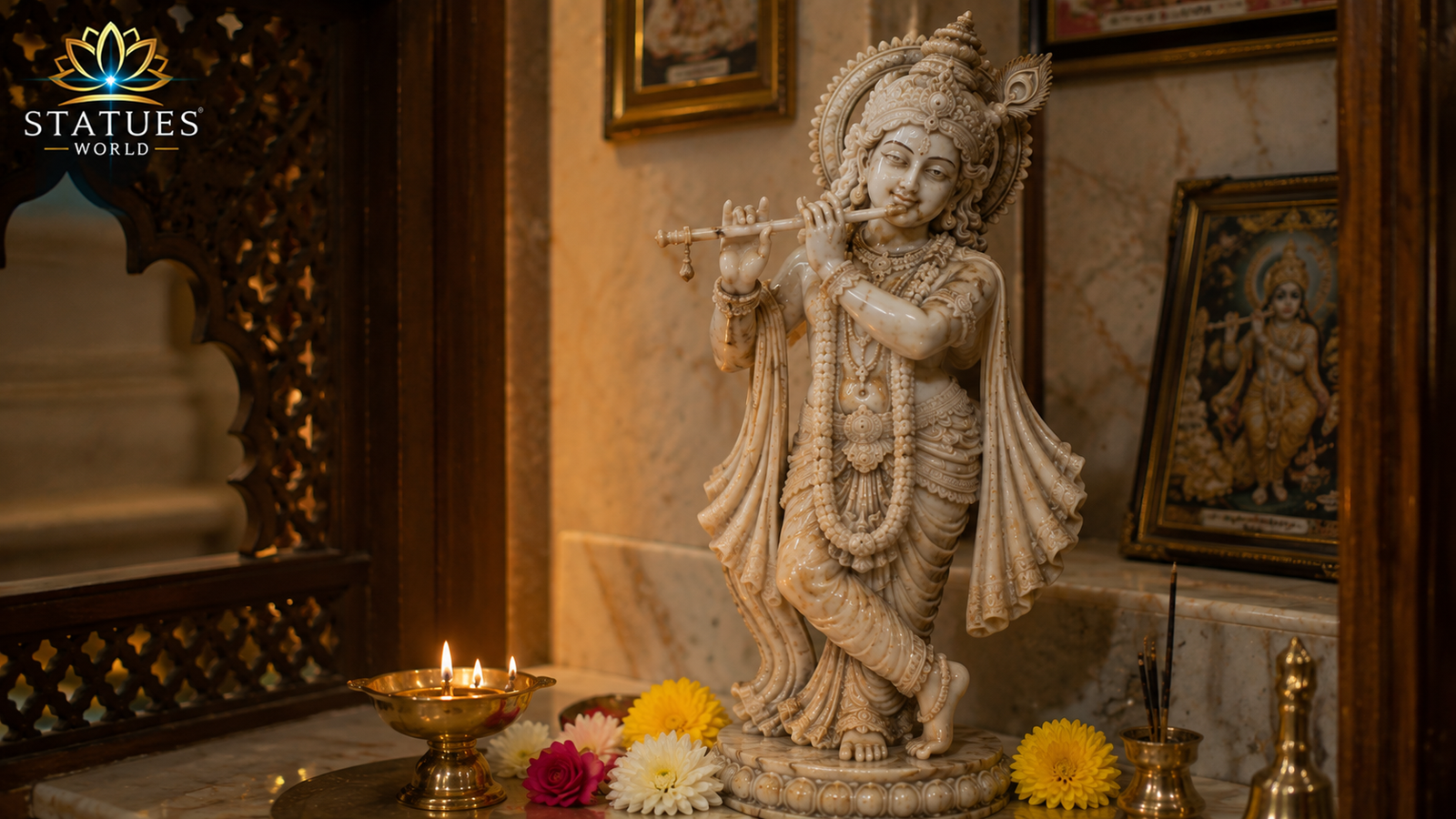natural marble idol