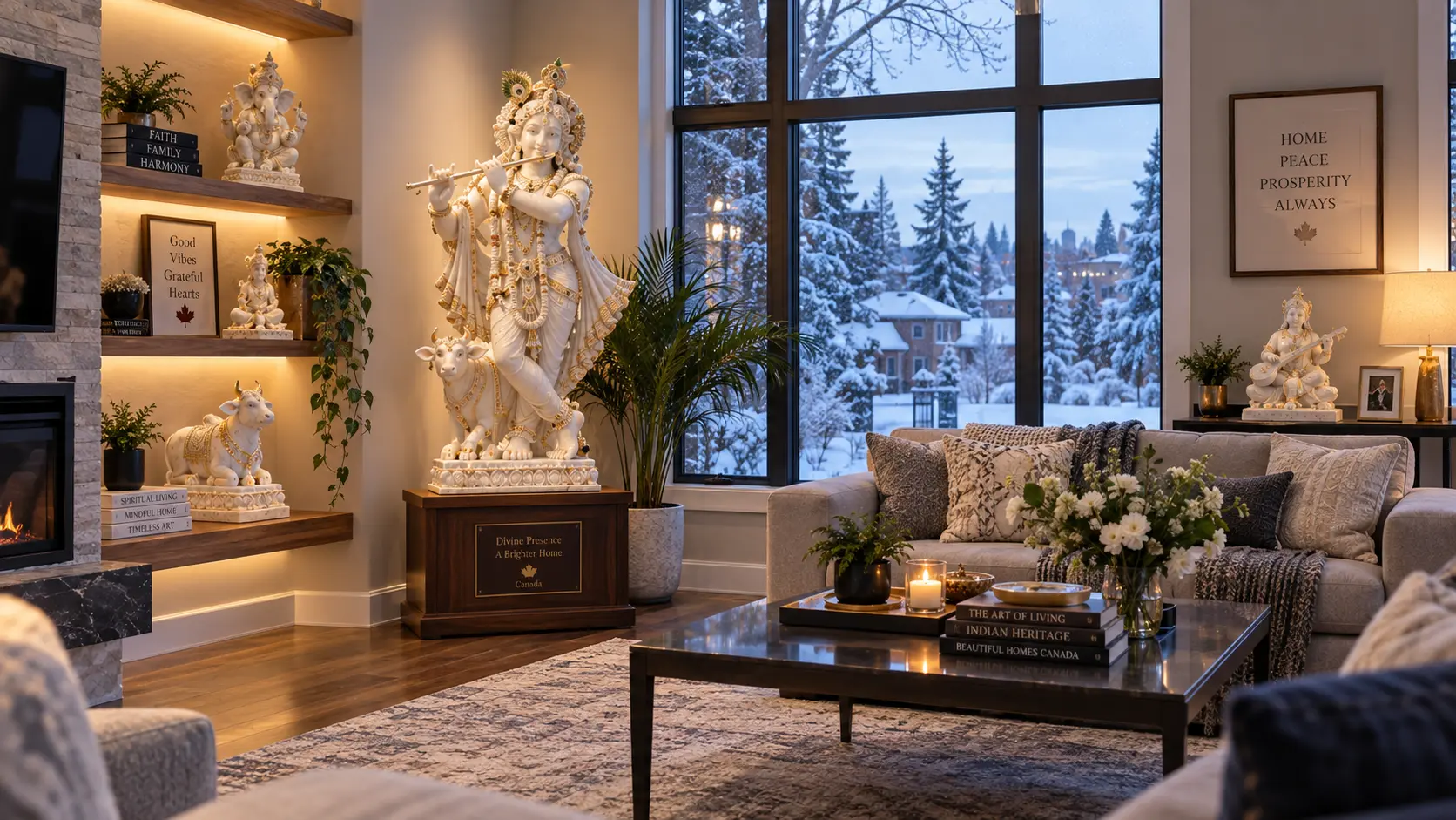 Displaying Marble Statues in Canadian Homes Climate Integration and Placement Guide