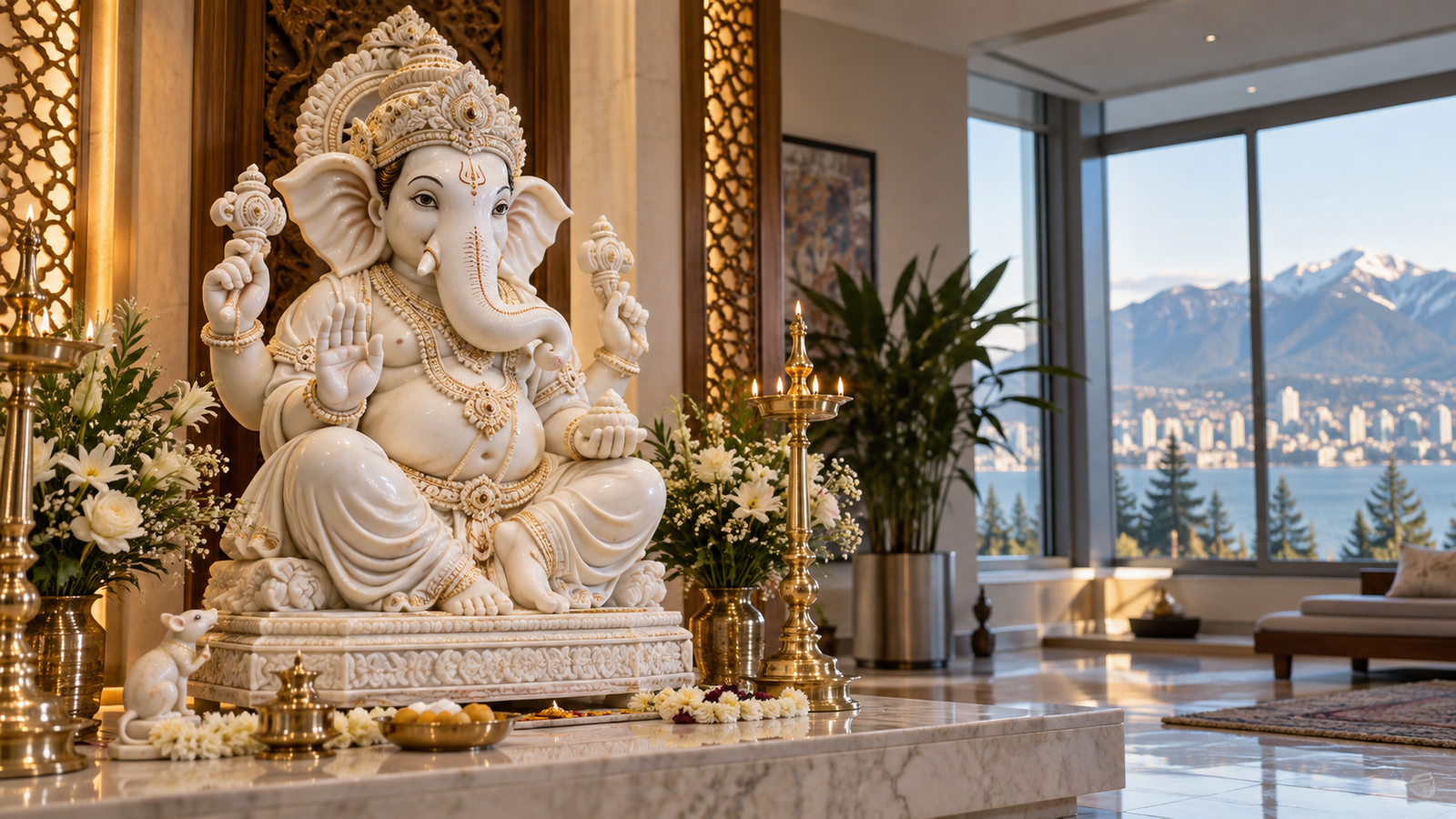 Ganesh Marble Statue Manufacturing Vancouver Statues World