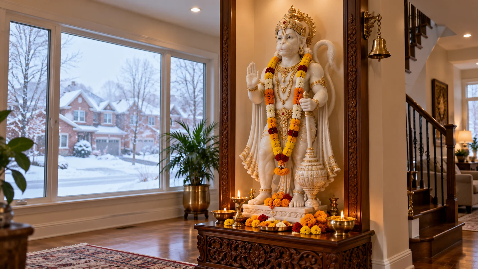 Hanuman Marble Statue Manufacturing London Kamal Moorti