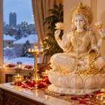 Lakshmi Marble Statue Manufacturing Winnipeg Kamal Moorti