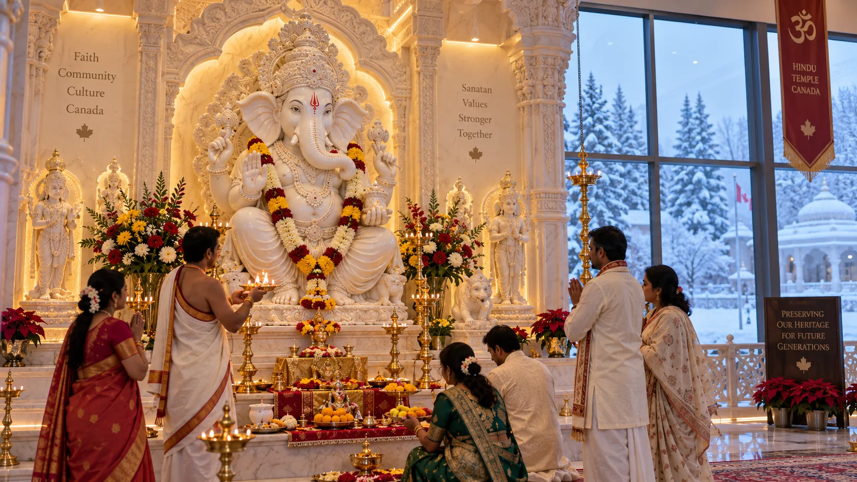 Marble Ganesh Statues for Canadian Temples Selection, Placement, and Care Guide
