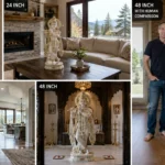 Marble Statue Sizes - Space Planning for Canadian Residences