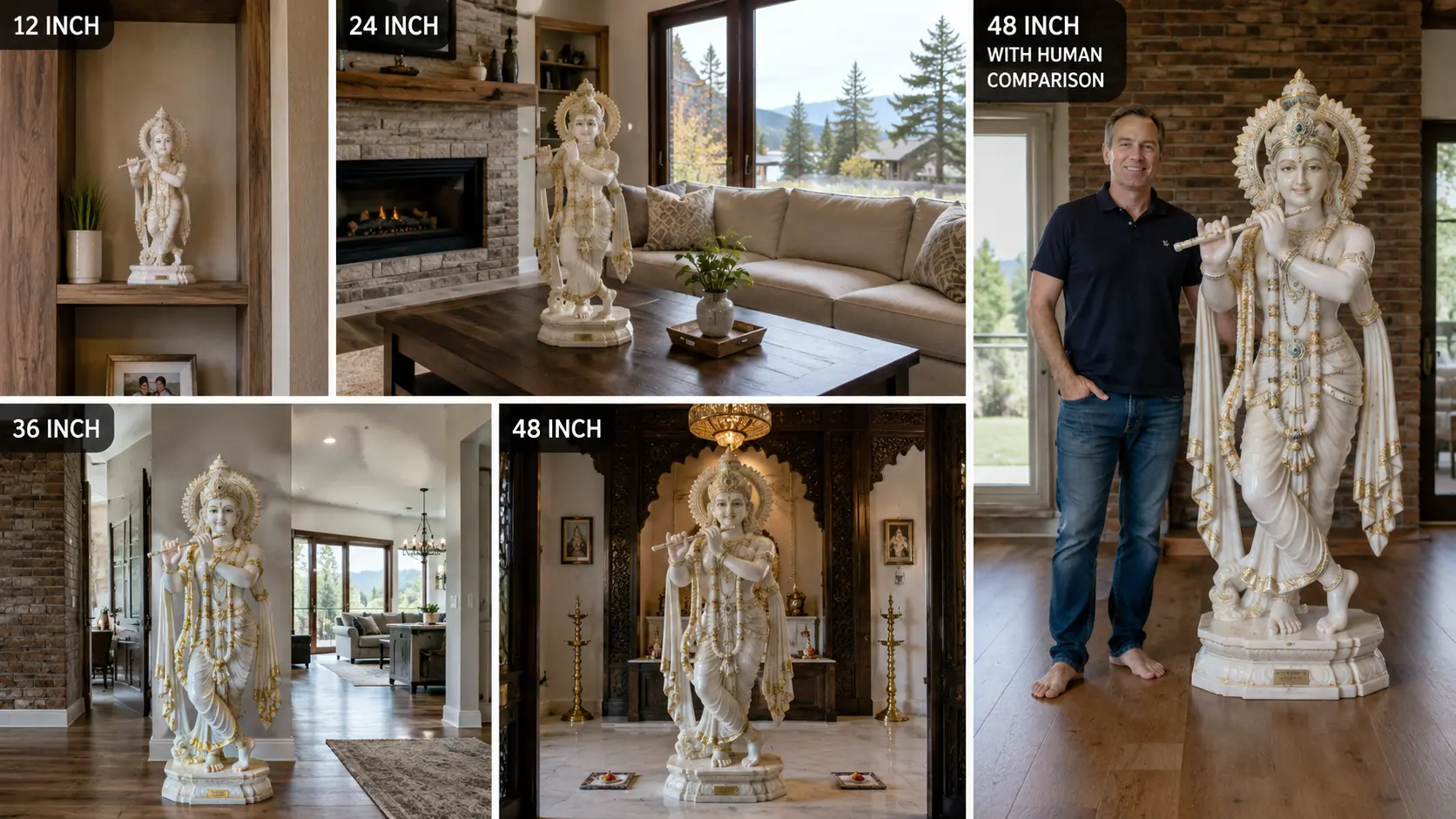 Marble Statue Sizes - Space Planning for Canadian Residences