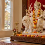 Durga Marble Statue Manufacturing Charlotte Kamal Moorti