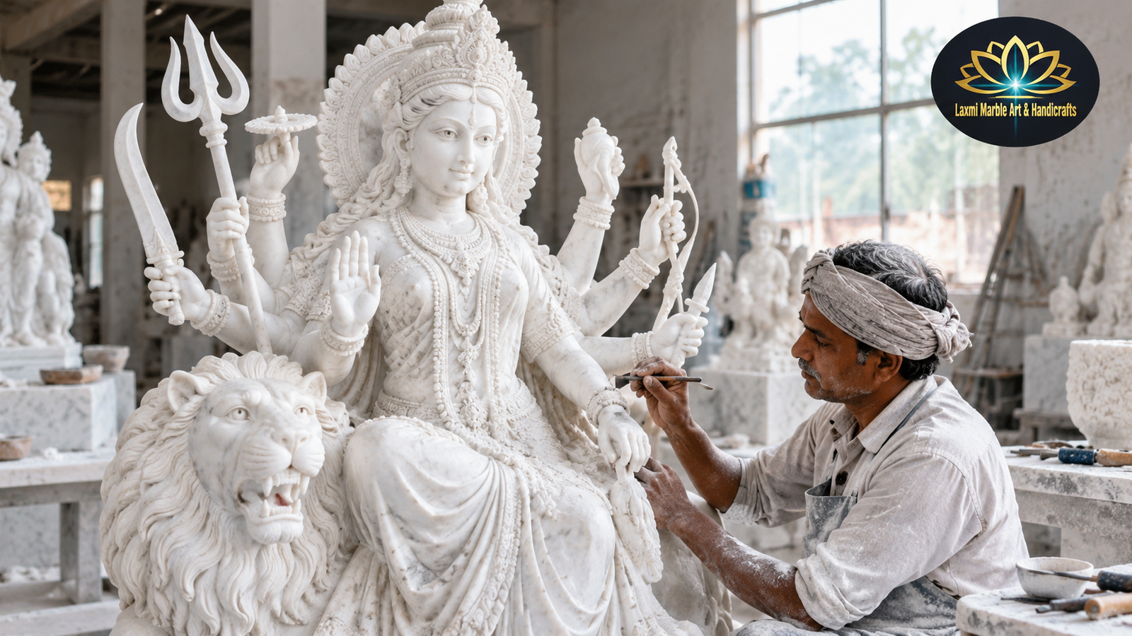 Durga marble moorti manufacturing Hyderabad