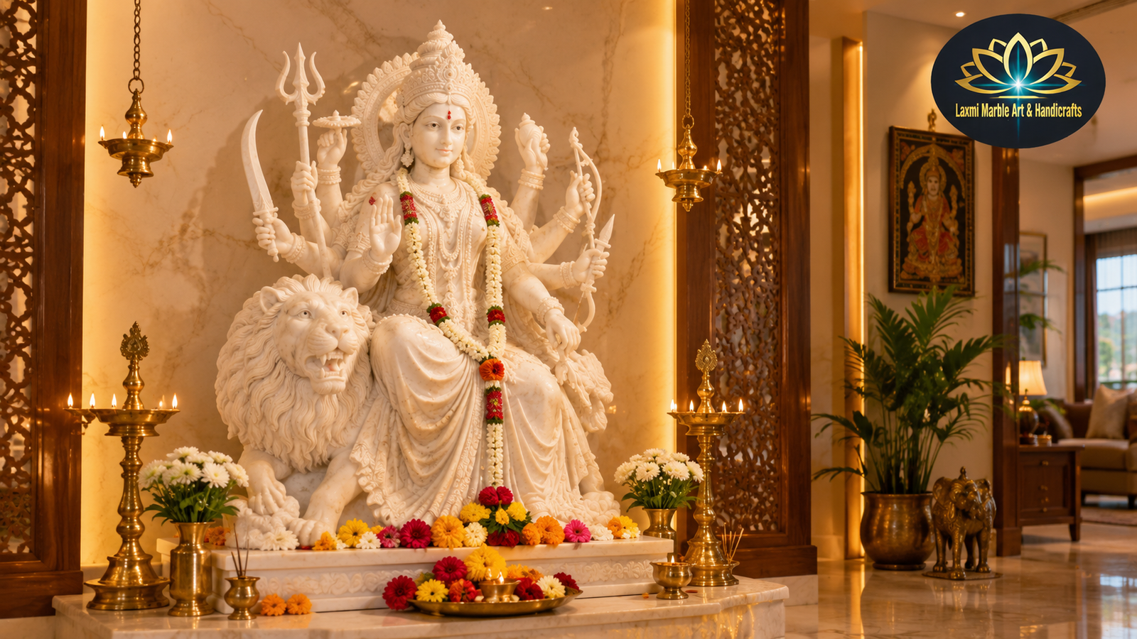 Durga marble moorti manufacturing Hyderabad