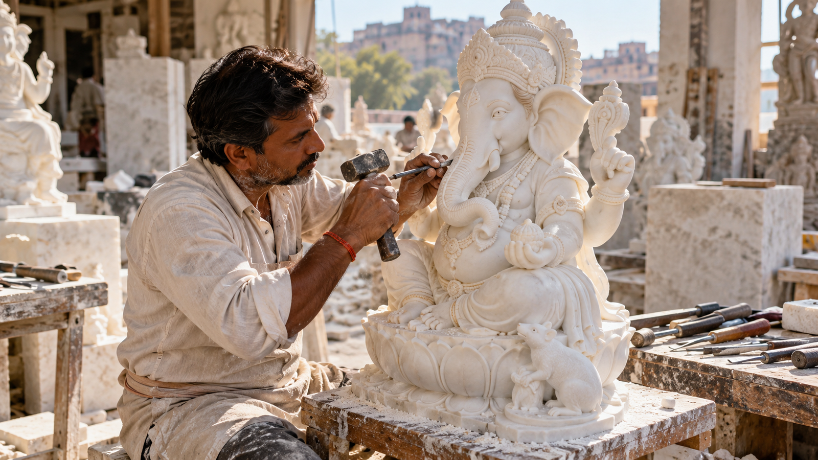 Best Ganesh Marble Statue Manufacturing in Regina 3 Ganesh Marble Statue Manufacturing Regina Kamal Moorti