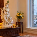 Krishna Marble Statue Manufacturing Laval Kamal Moorti