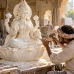 Lakshmi Marble Statue Manufacturing Brampton Kamal Moorti