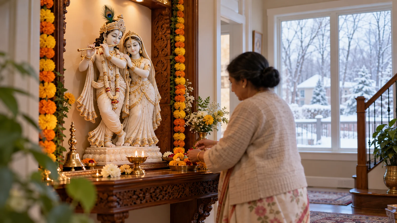 Radha Krishna Marble Statue Manufacturing Kitchener