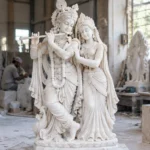 Radha Krishna marble moorti manufacturing Mathura