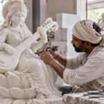 Saraswati marble moorti manufacturing Chandigarh