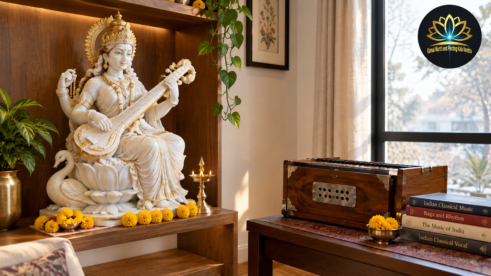 Saraswati marble moorti manufacturing Chandigarh