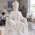 Swaminarayan marble moorti manufacturing Ahmedabad